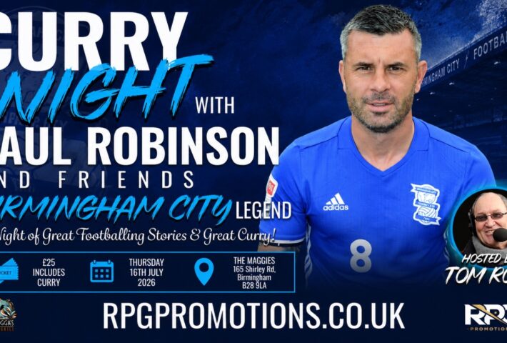 Curry night with Paul Robinson