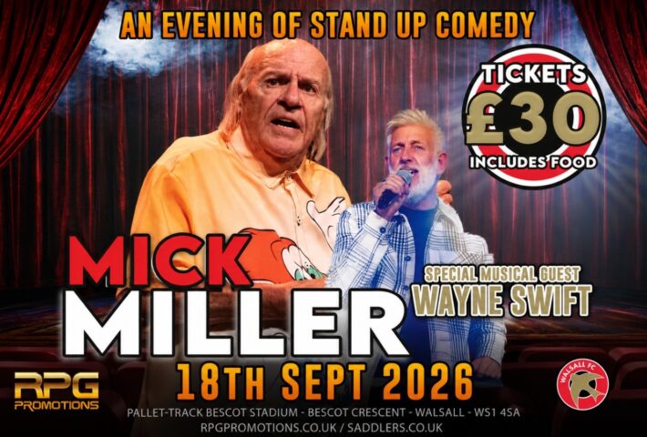 comedy night with Mick Miller